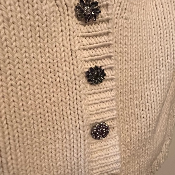 ba&sh Cream Button-Up Cardigan - Picture 4 of 8